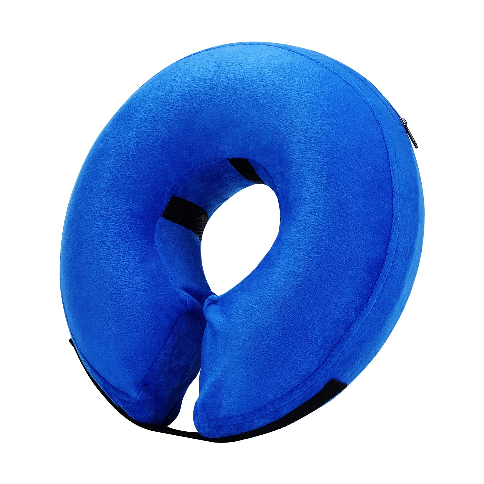 Qpets Inflatable Dog Cone Collar with Soft Cotton Cover, Adjustable Size After Surgery for Anti-Licking Cone Collar for Cat Dog,Surgery Recovery Collar for Pet (S) Qpets Inflatable Dog Cone Collar with Soft Cotton Cover, Adjustable Size After Surgery for Anti-Licking Cone Collar for Cat Dog,Surgery Recovery Collar for Pet (S)